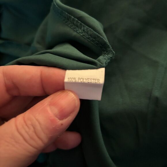 BTFBM Green Swiss Dot Midi Dress Extra Large - Picture 5 of 8